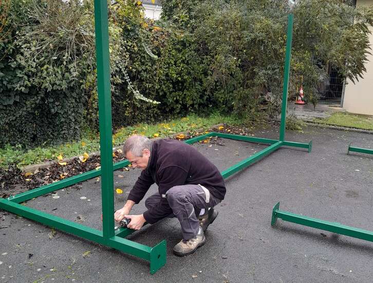 Installation de 84 emplacements vélos sur notre commune 