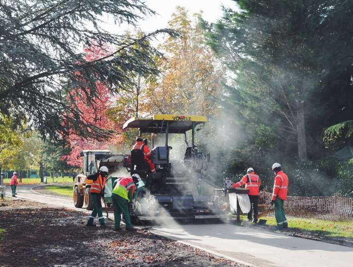 Phase 2 des travaux de création de la Voie verte au Parc urbain