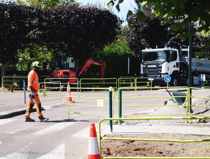 Un nouveau feu piéton à l'École de la Forêt